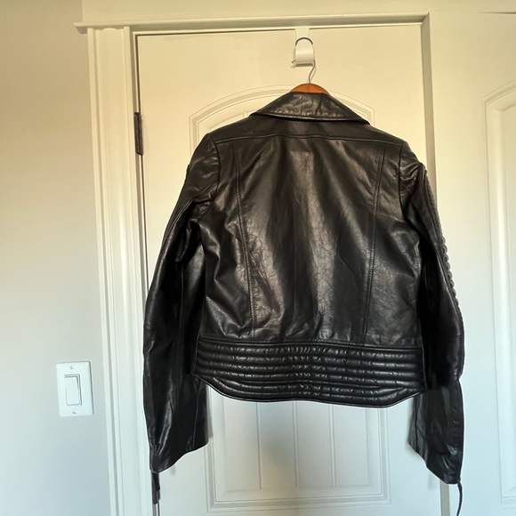 Real leather Moto jacket - Picture 6 of 16